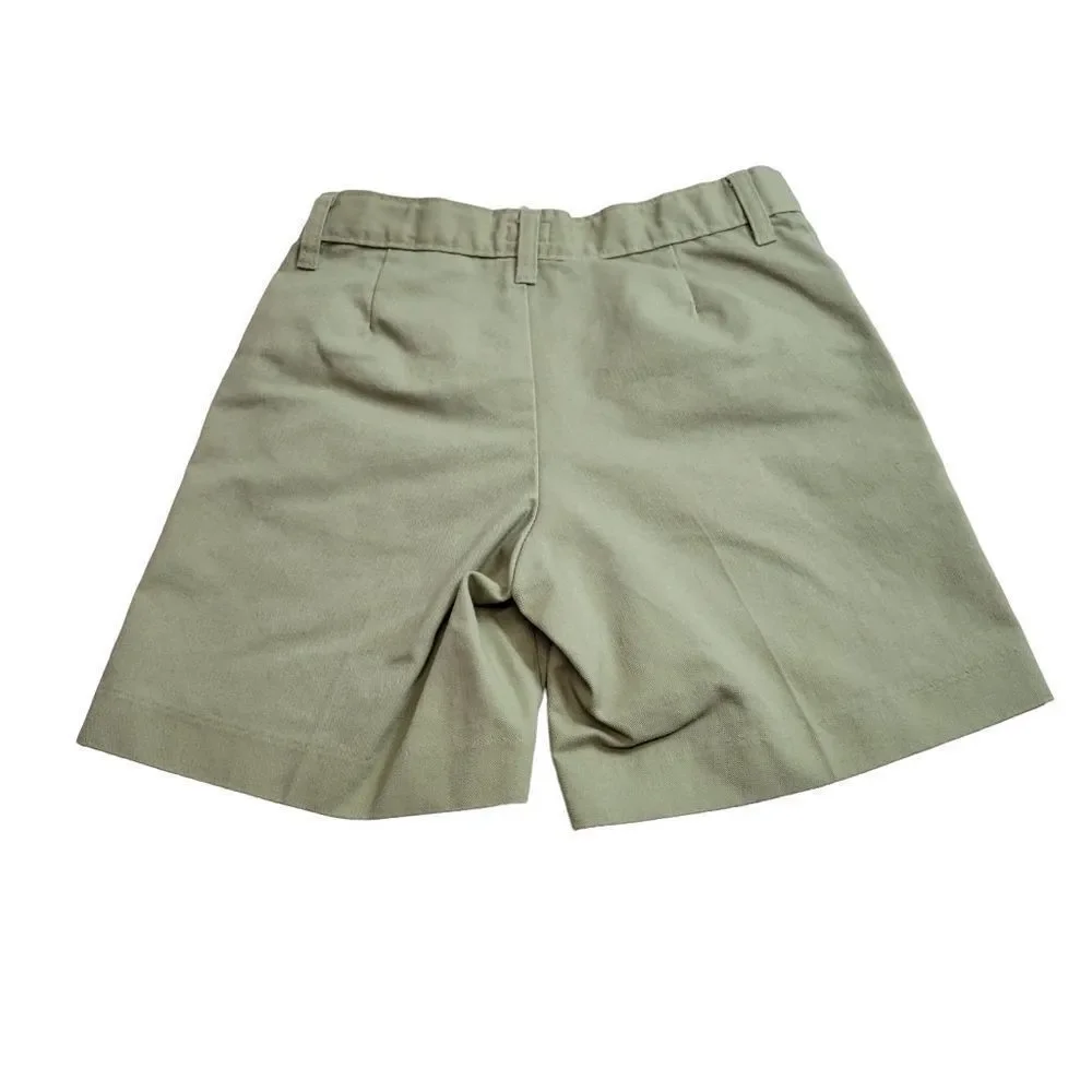 Dickies flat front khaki uniform shorts 12